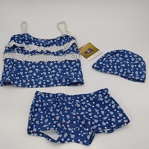 Bikini Set with Matching Swim Cap SunSeeker